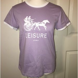 NWOT Dazy Horse & Carriage Ringer Tee
